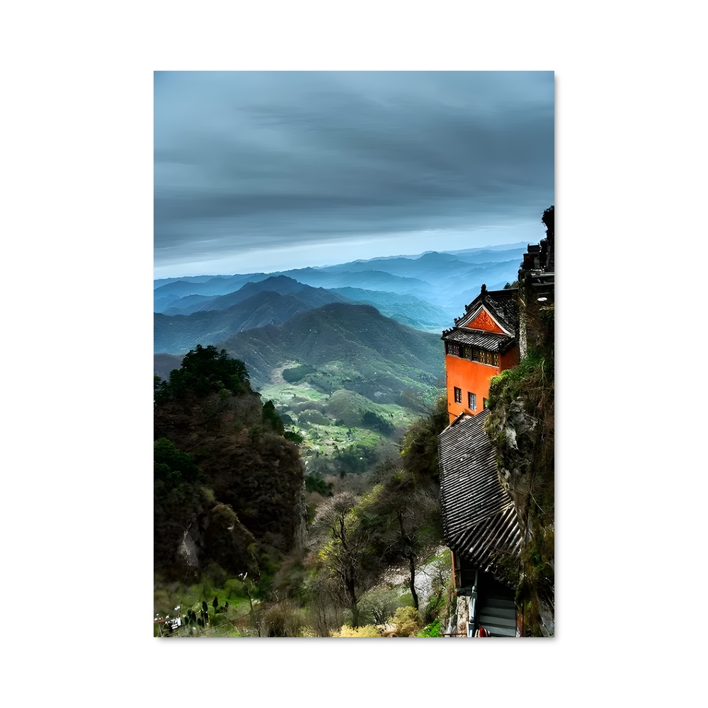 Poster Montagnes Wudang